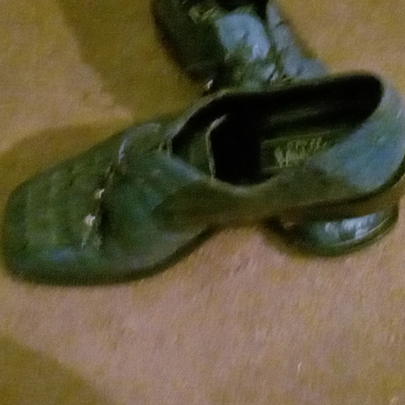 Fennix of Italy crocodile/ostrich shoe - Picture 2 of 4